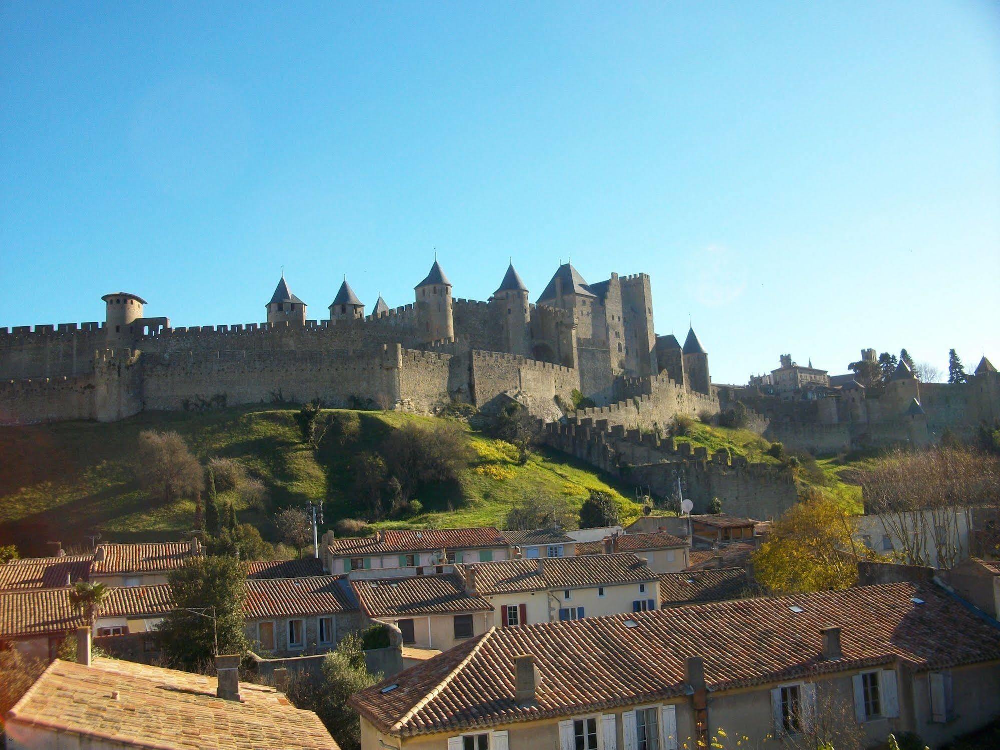 Hotel Du Pont Vieux Carcassonne Bagian luar foto